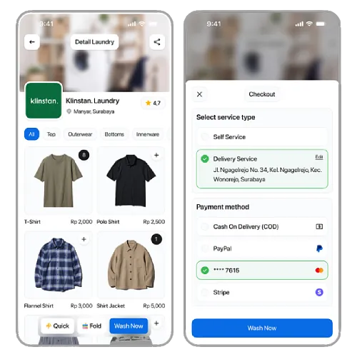 Develop a Laundry Service App Like WashMen, LaundryMan, RoyoOrders