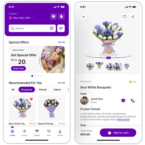 Flower Delivery App Development